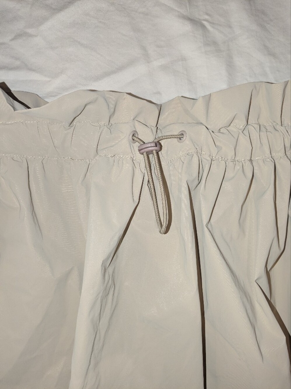 Zara beige bubble skirt with elastic waist - Picture 3 of 7